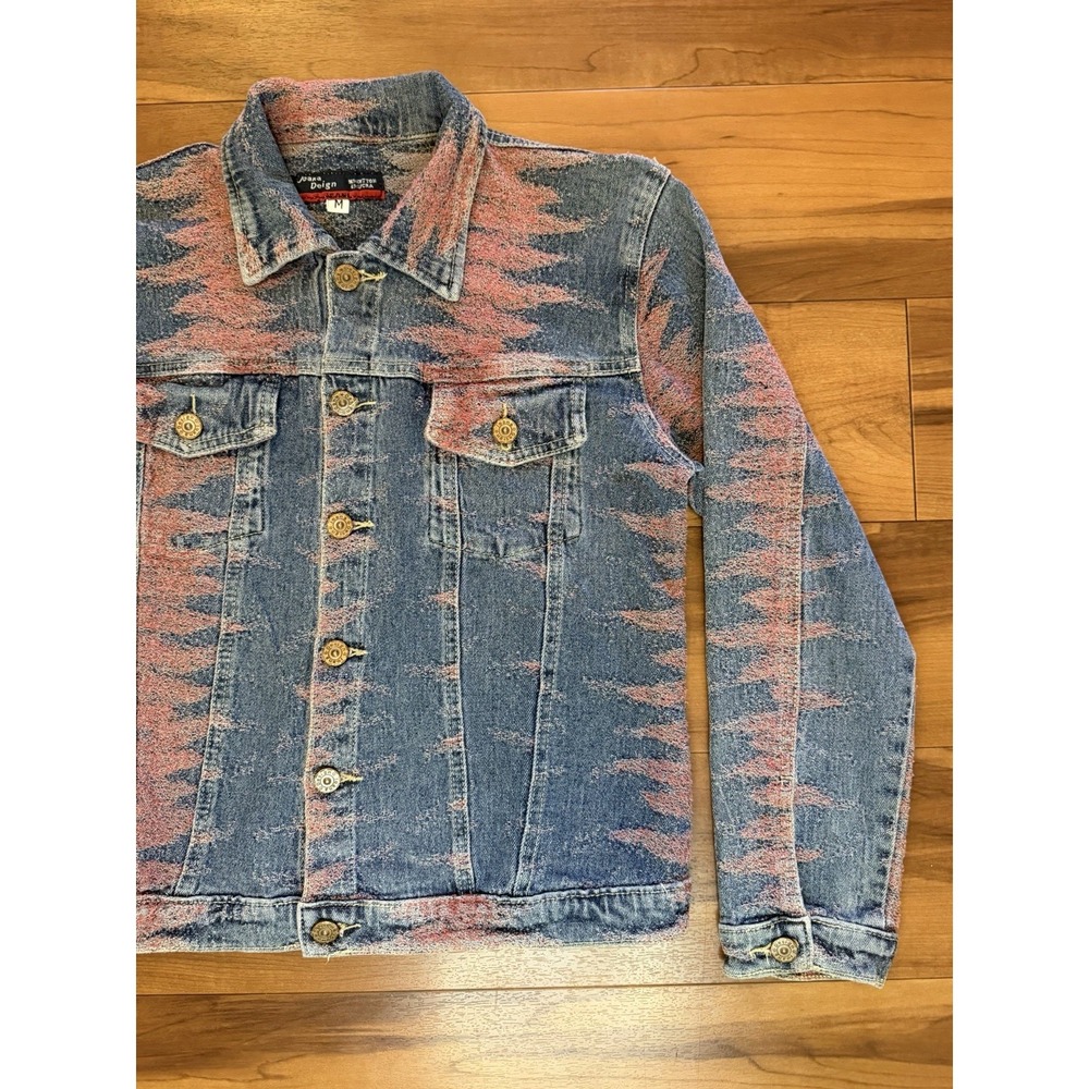 Joana Design Jeans Denim Jacket Japanese Kaeabeini Inspired Women's Size Medium - Picture 6 of 14
